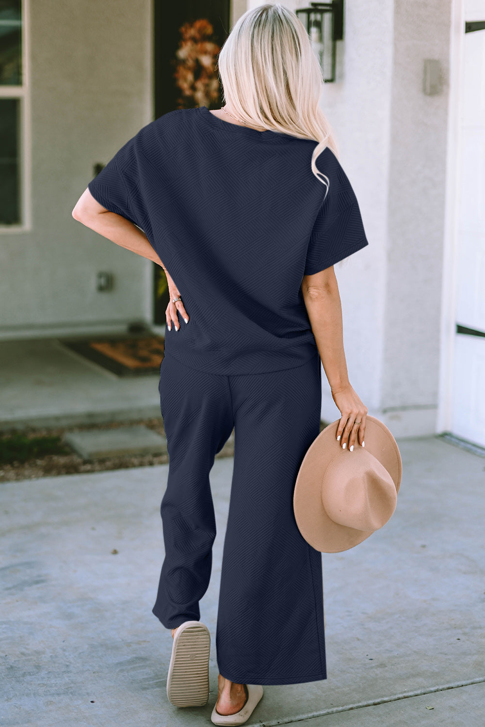 Graced  Short Sleeve Top and Pants Set