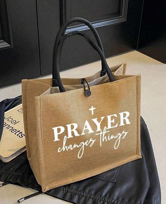 Prayer Changes Everything Tote Bag