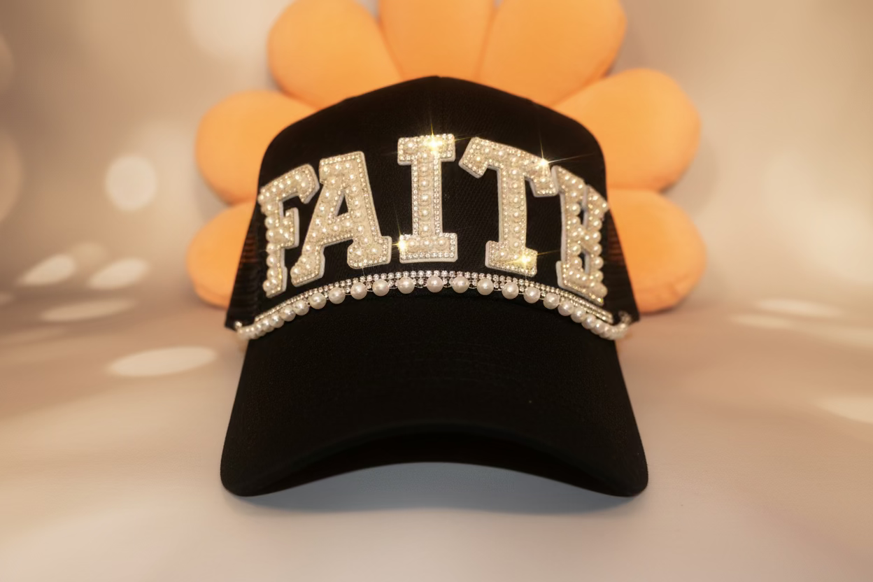 Faith Bling Custom Kingdom Trucker Hat