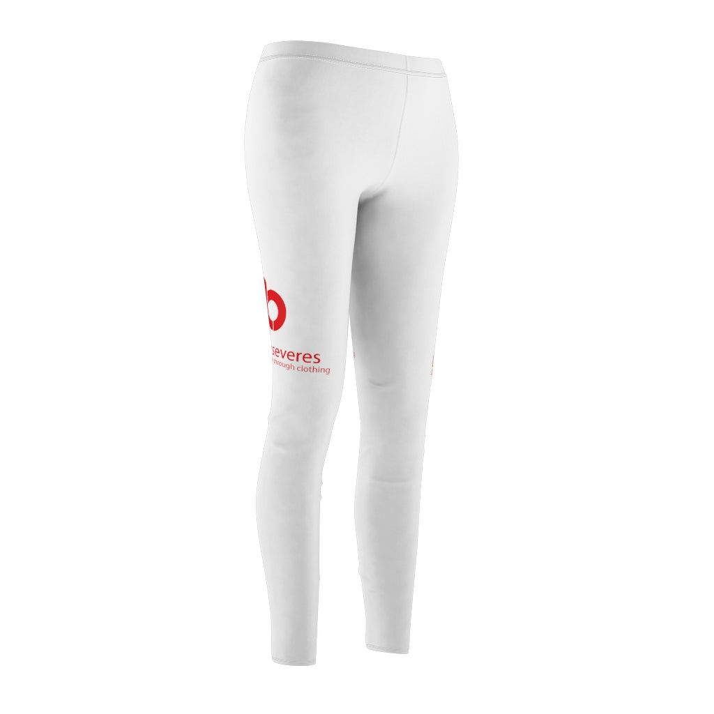 Women's Cut & Sew Casual Leggings White LP