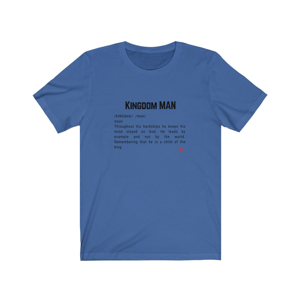 Kingdom Man Unisex Jersey Short Sleeve Tee