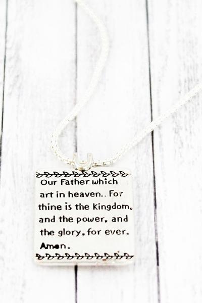 The Lord's Prayer Necklace