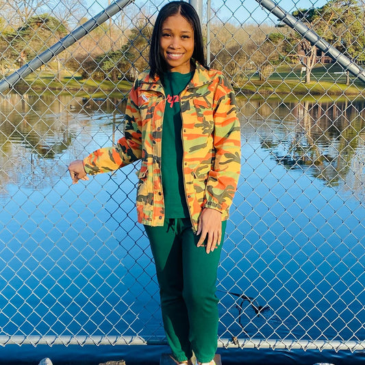 No Weapon Camo Jacket!