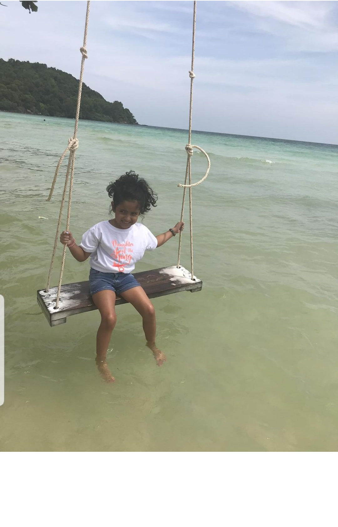 Custom Glitter Daughter Of The King ( Long Sleeve) Tee