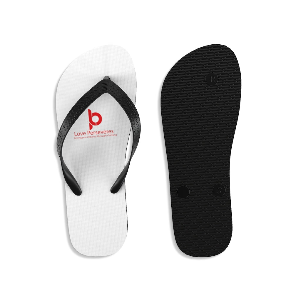 Unisex Flip-Flops White