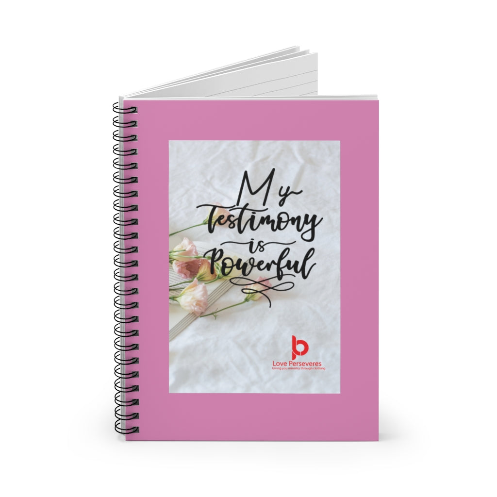 My Testimony Is Powerful Notebook