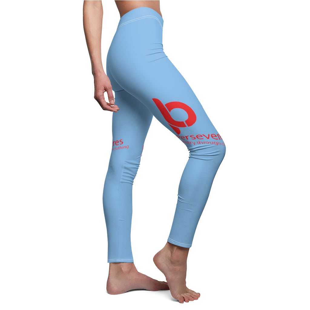 Women's Cut & Sew Casual Leggings Blue LP