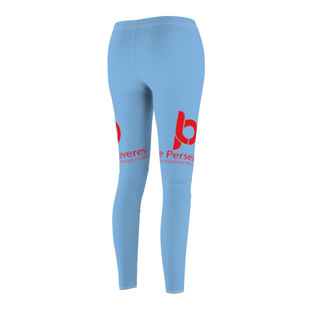 Women's Cut & Sew Casual Leggings Blue LP