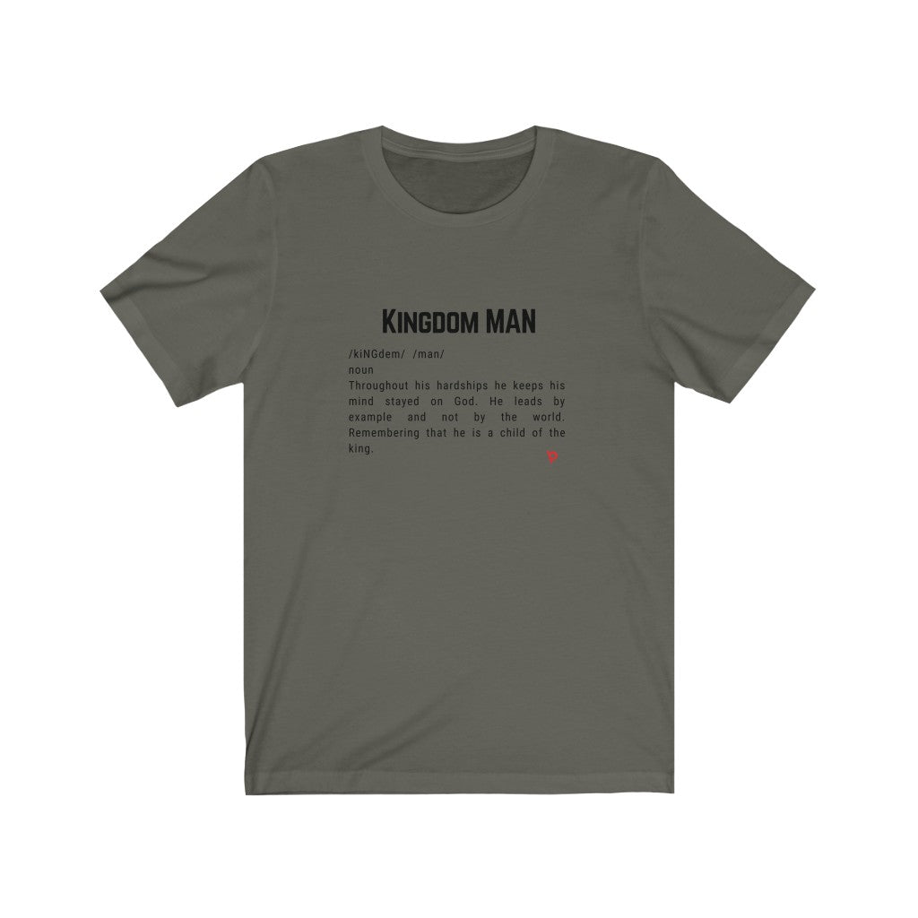 Kingdom Man Unisex Jersey Short Sleeve Tee