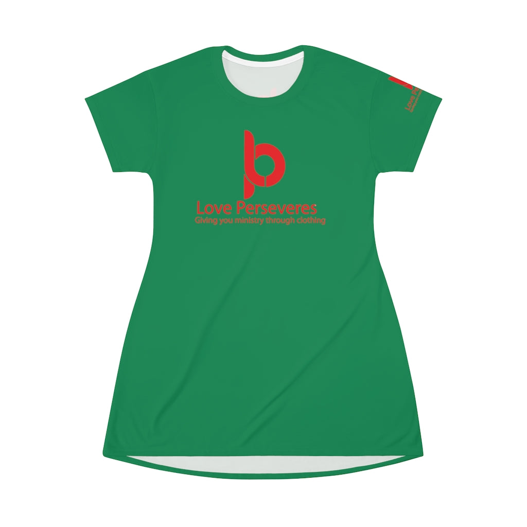 T-Shirt Dress Green
