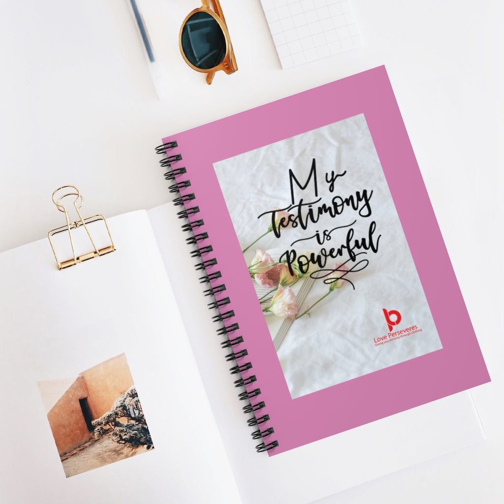 My Testimony Is Powerful Notebook