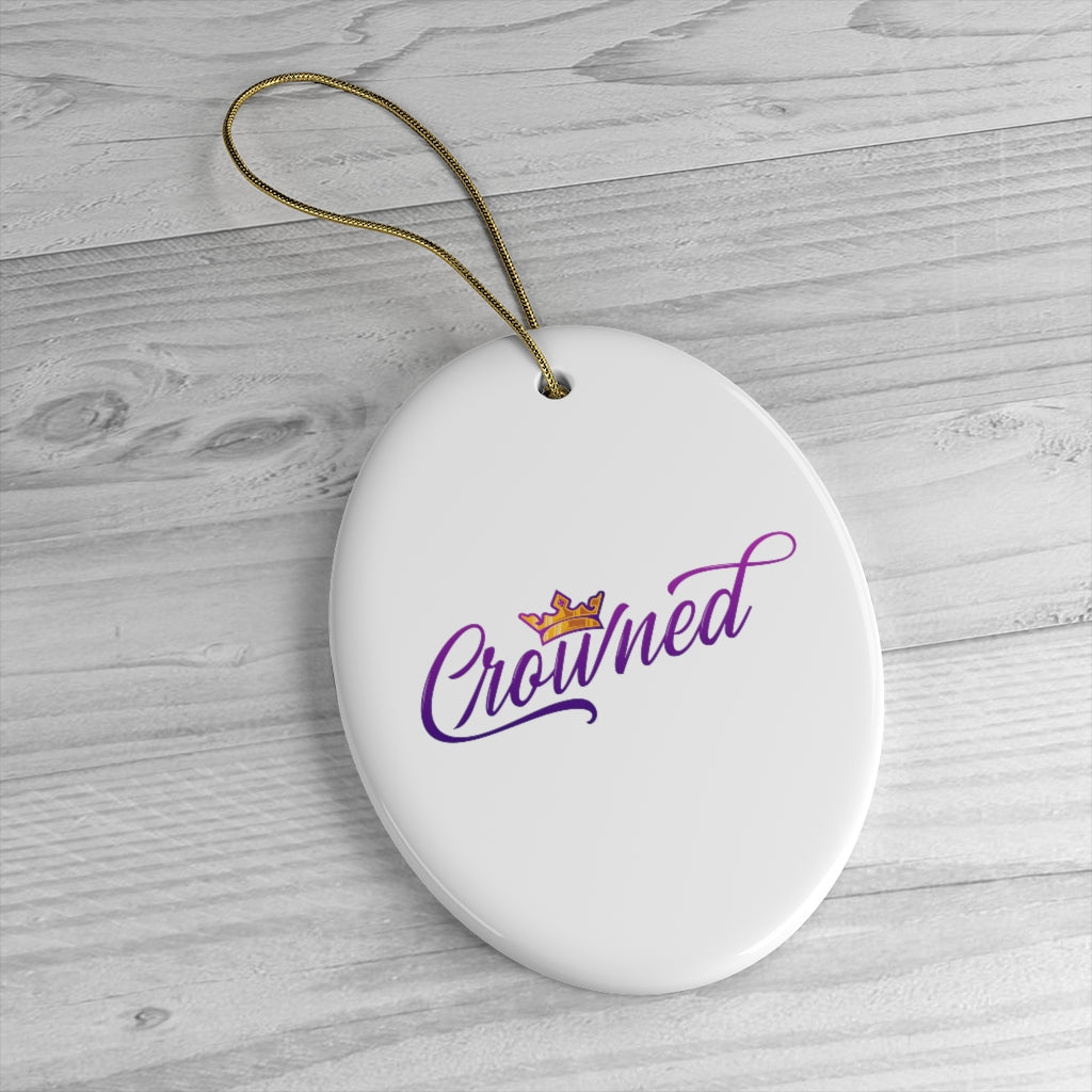 Ceramic Crowned Ornaments