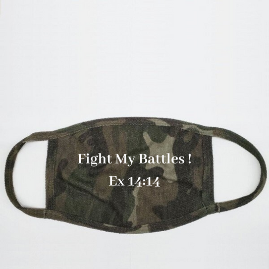 Fight My Battles Mask Pre - Order ( Mask will be in this week)