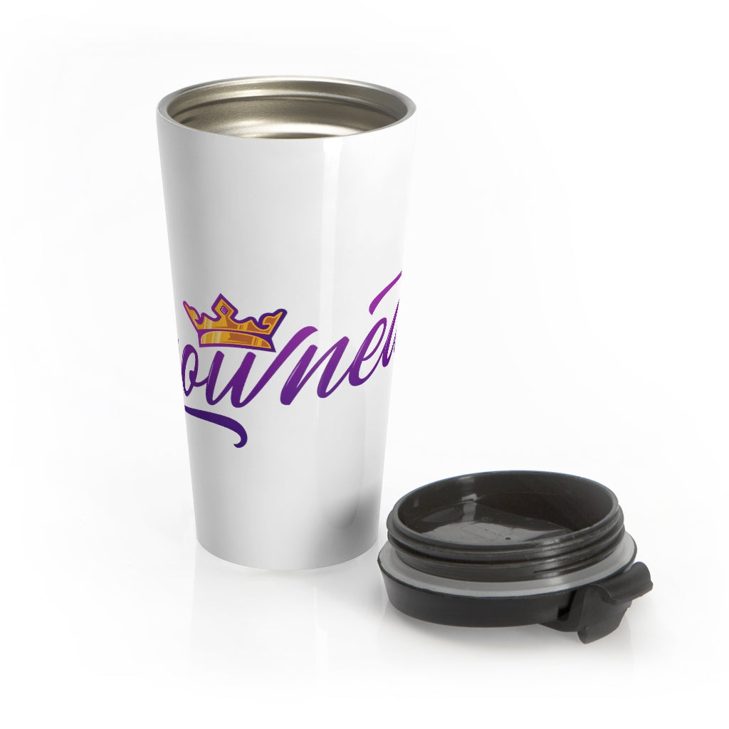 Crowned Stainless Steel Travel Mug