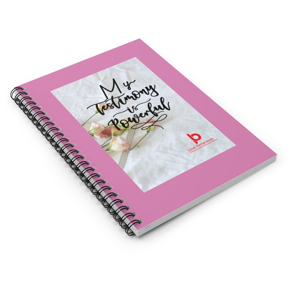 My Testimony Is Powerful Notebook