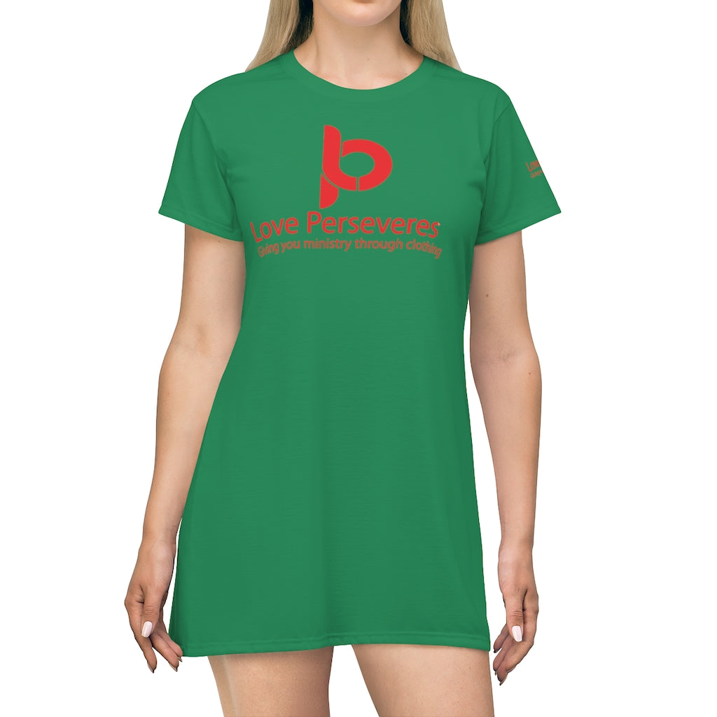 T-Shirt Dress Green