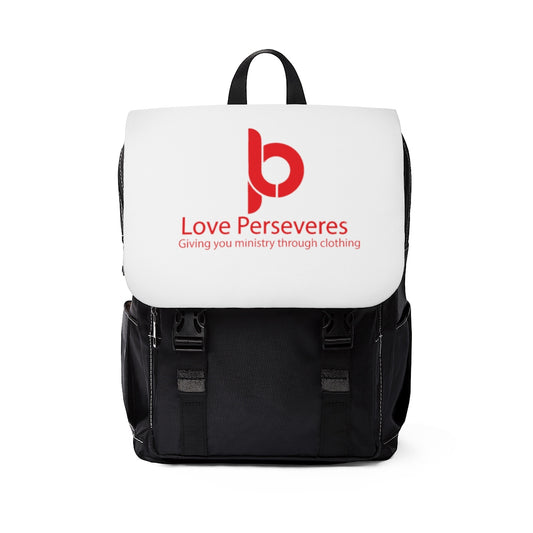 Love Perseveres Unisex Casual Shoulder Backpack