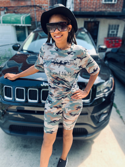 Fight My Battles Short Set