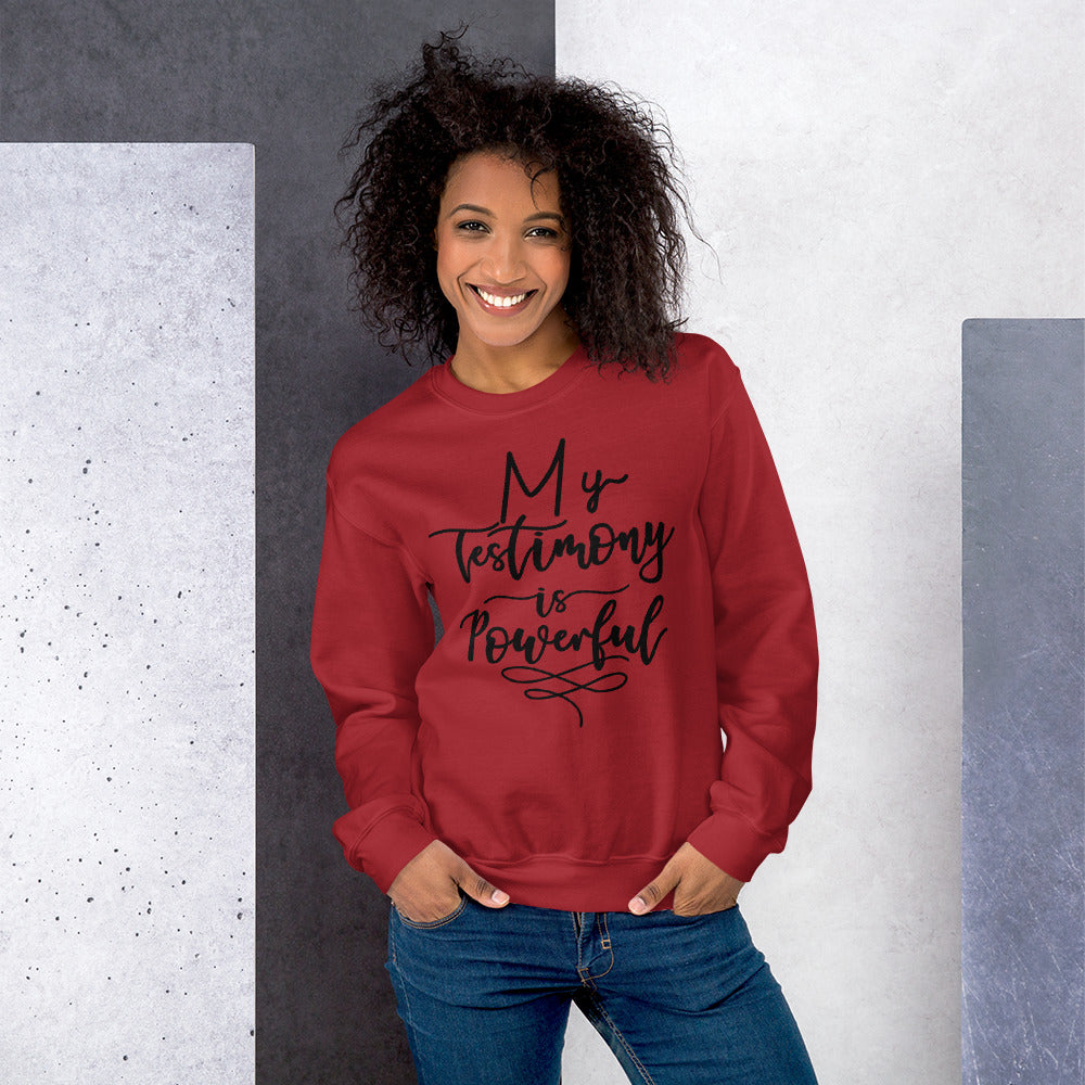 My Testimony  Sweatshirt