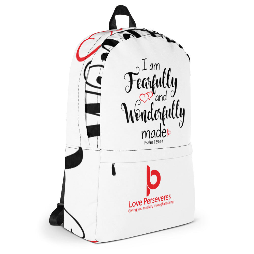 Fearfully And Wonderfully Made Backpack