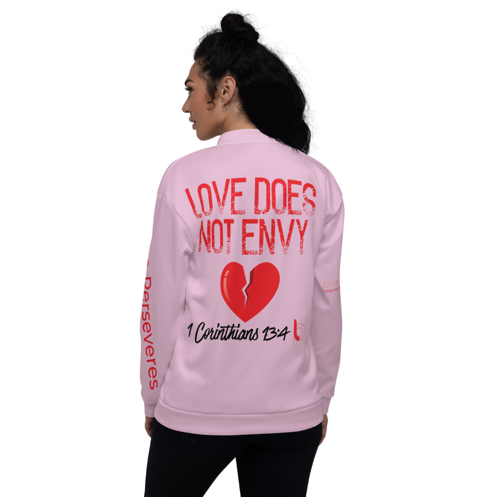 Love Does Not Envy Unisex Bomber Jacket