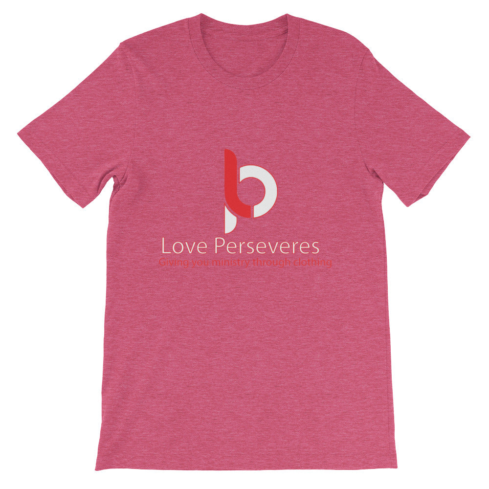 Love Perseveres Unisex short sleeve t-shirt All sizes