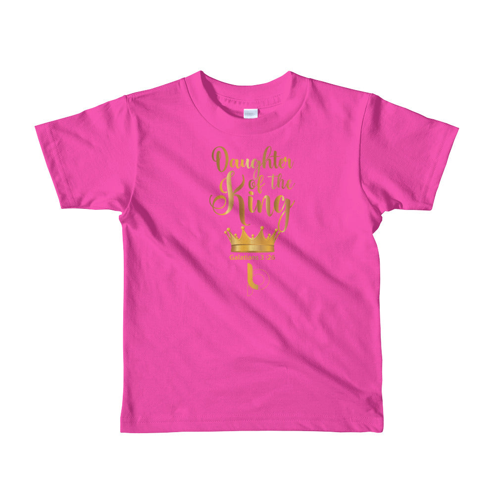 Daughter Of The King 2 year to 6yr Short sleeve kids t-shirt