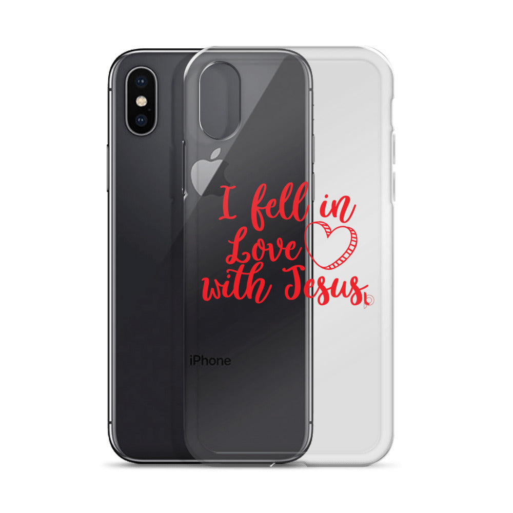 I fell In Love With Jesus iPhone Case