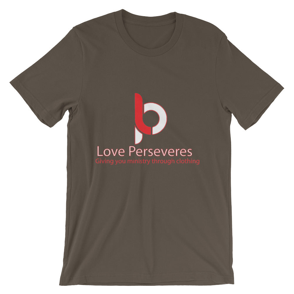 Love Perseveres Unisex short sleeve t-shirt All sizes