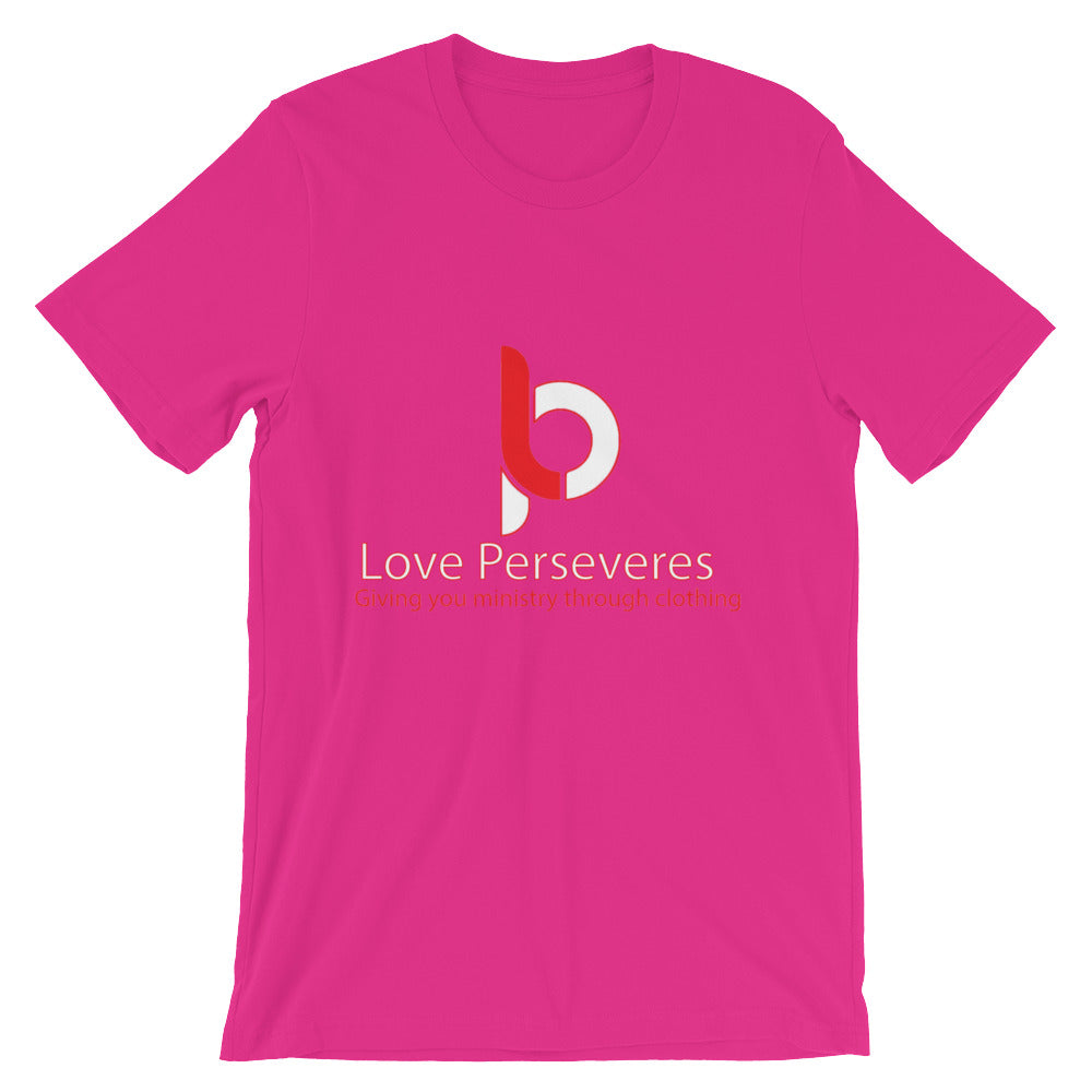 Love Perseveres Unisex short sleeve t-shirt All sizes