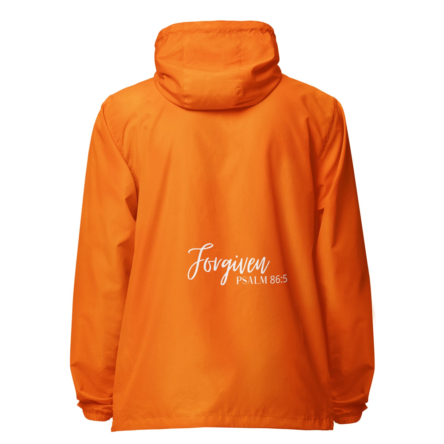 Forgiven Unisex lightweight zip up windbreaker