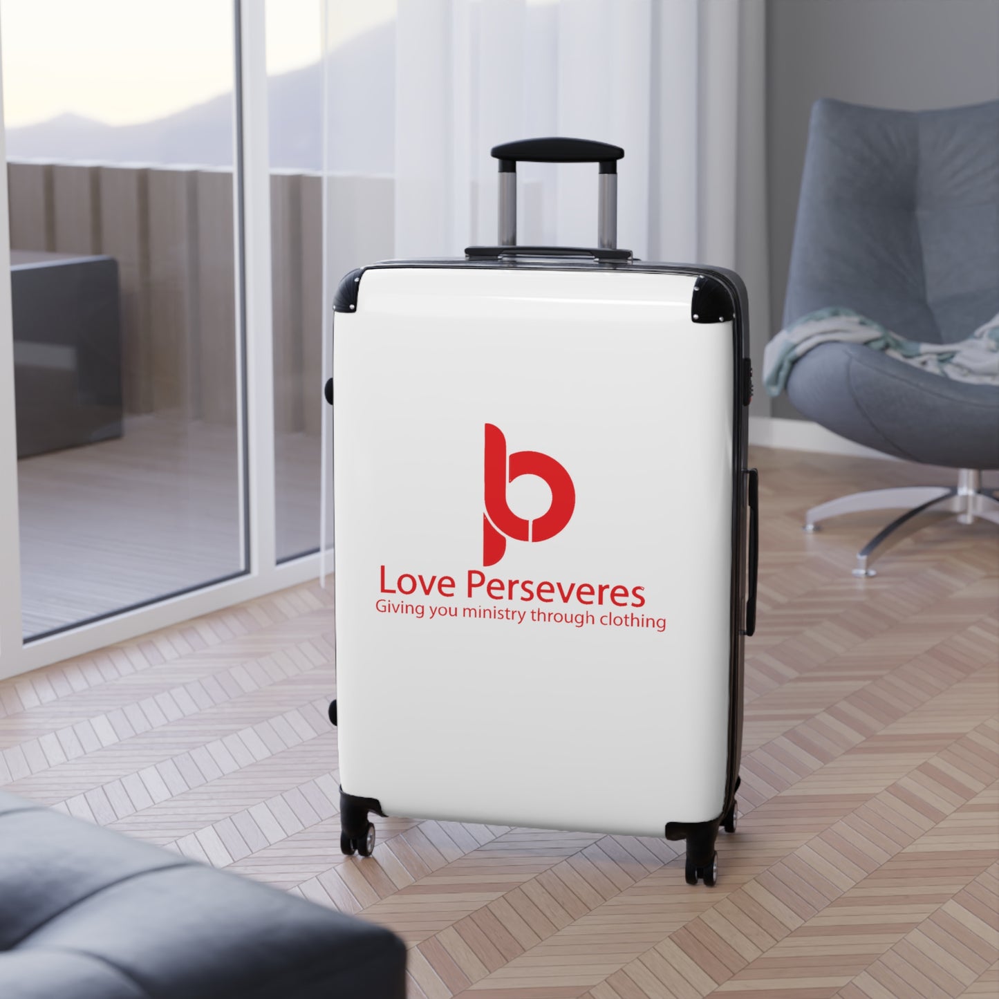 Love Perseveres Suitcase