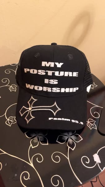 My Posture Is Worship Trucker Hat