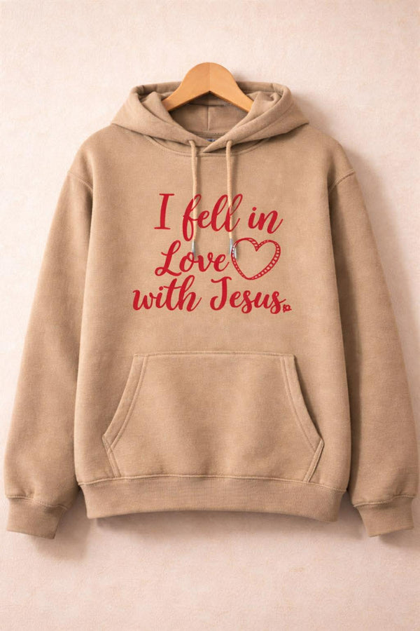 I Fell In Love With Jesus Hoodie