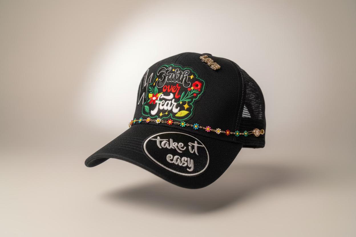 Faith Over Fear Custom Kingdom Trucker Hat