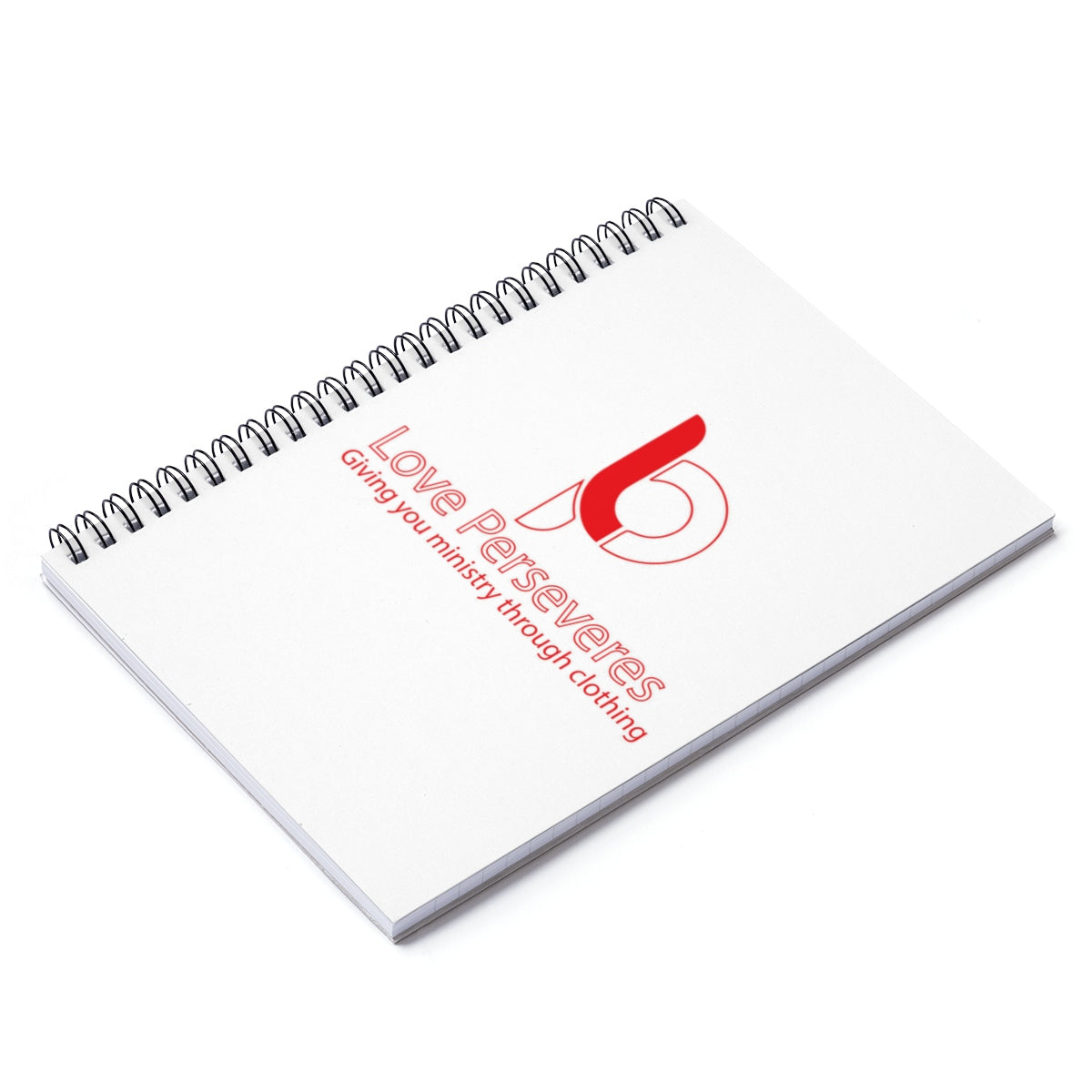 Love Perseveres Spiral Notebook - Ruled Line