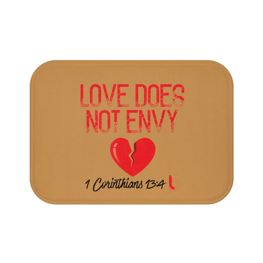 Love Does Not Envy Bath Mat