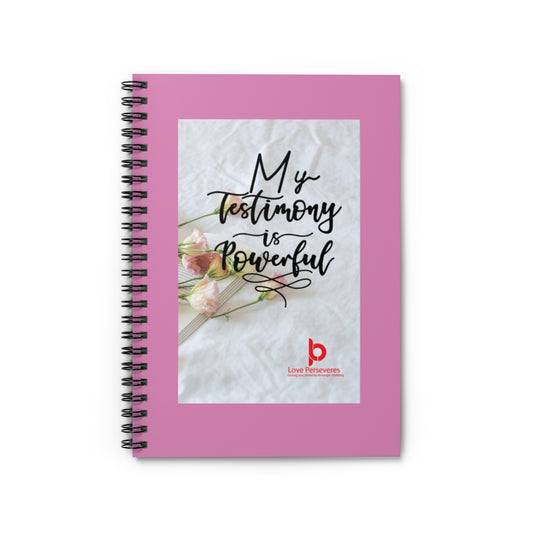 My Testimony Is Powerful Notebook