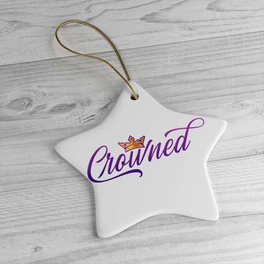 Ceramic Crowned Ornaments