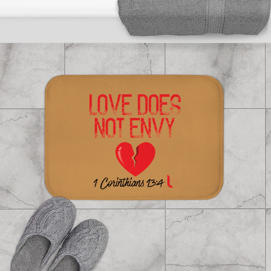 Love Does Not Envy Bath Mat