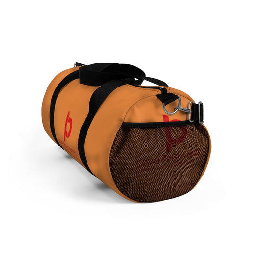 Orange Love Duffel Bag