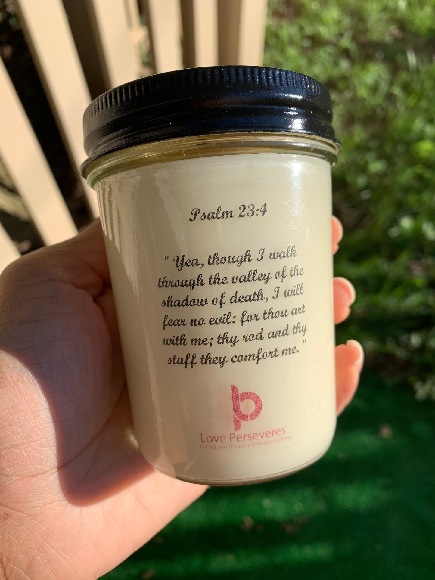 Psalm 23 : 4  Candle