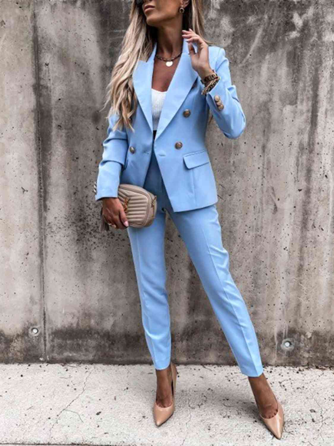 She is clothed with strength and Dignity Blazer and Pants Set