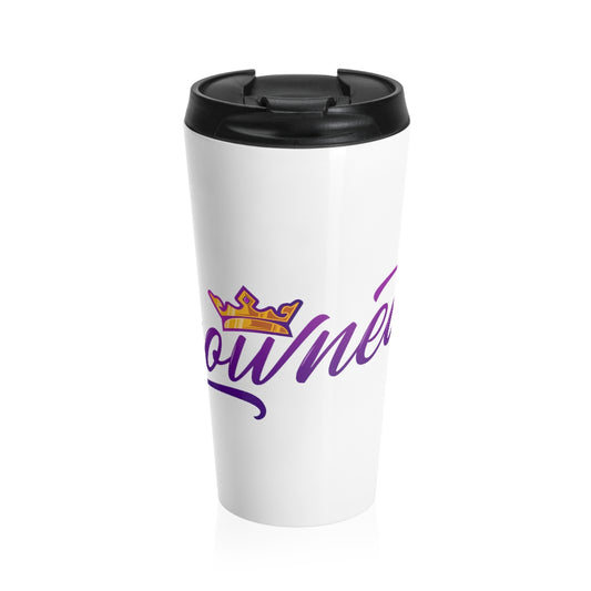 Crowned Stainless Steel Travel Mug