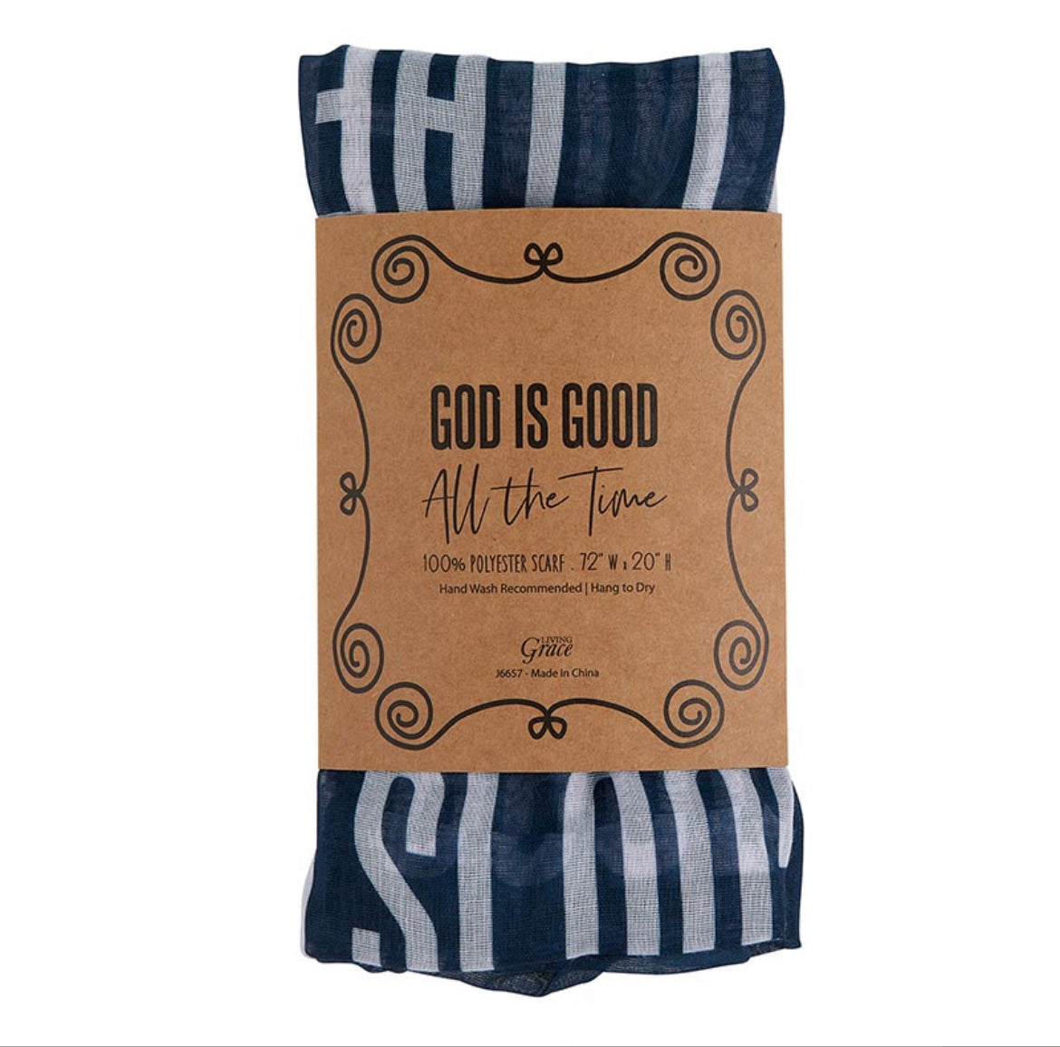God is Good All the Time Scarf
