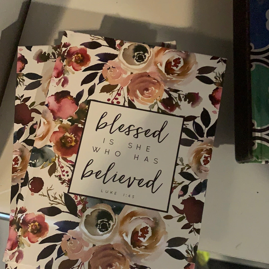 Blessed is she mini Journal