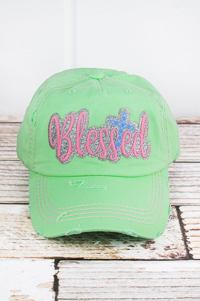 Mint Green Blessed Cap