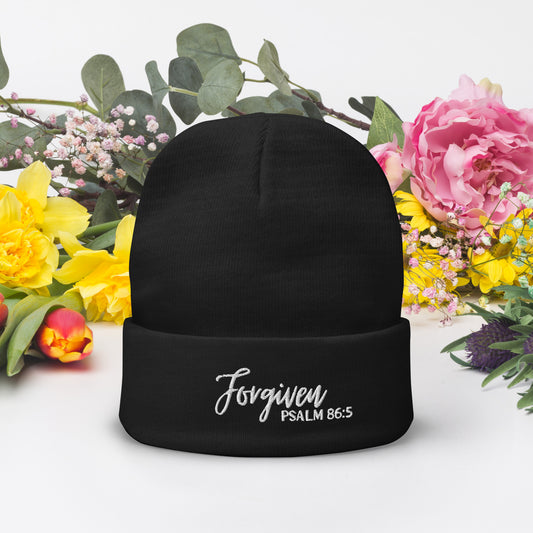 Forgiven Embroidered Beanie