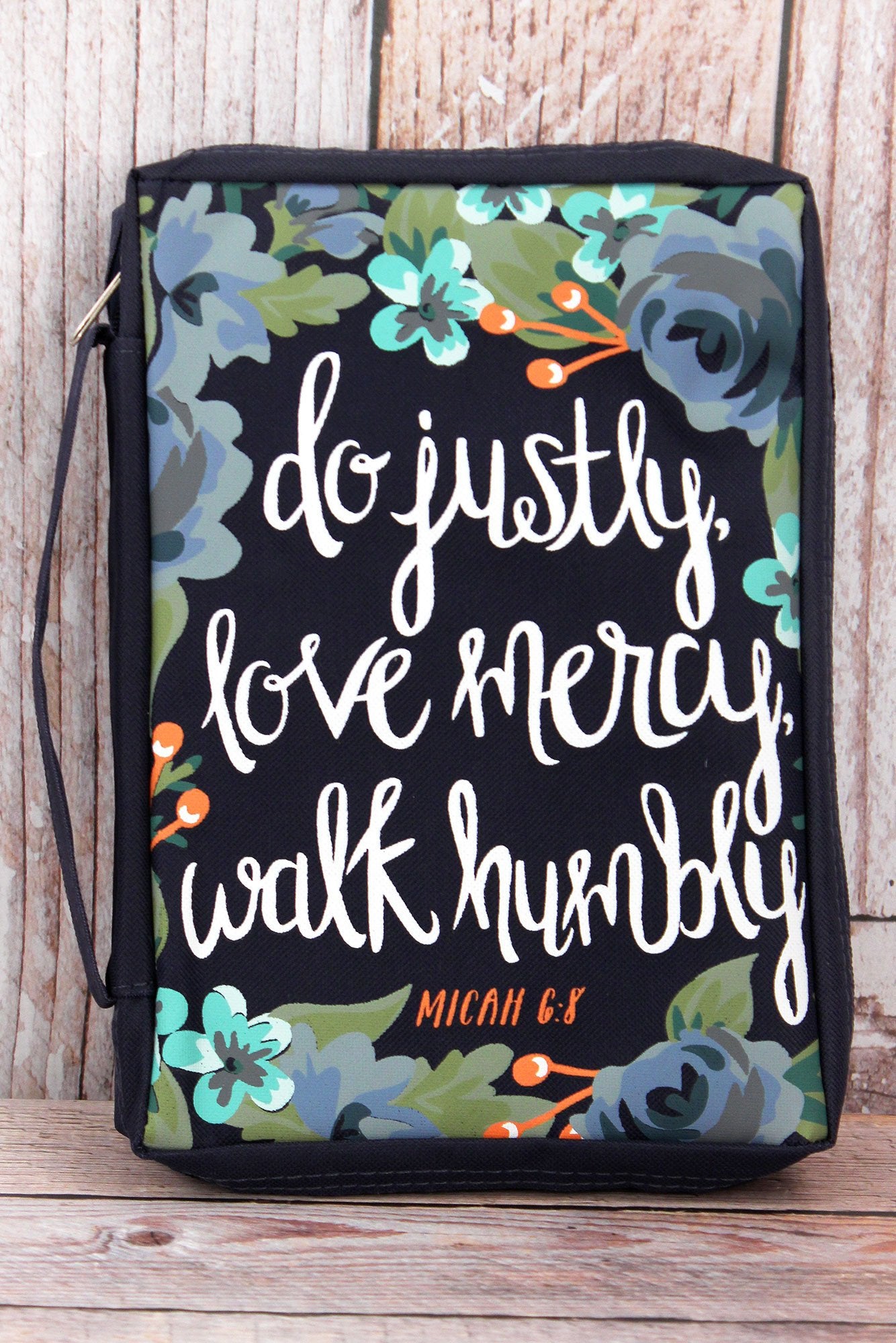 Micah 6:8 'Justly, Mercy, Humbly' Bible Cover