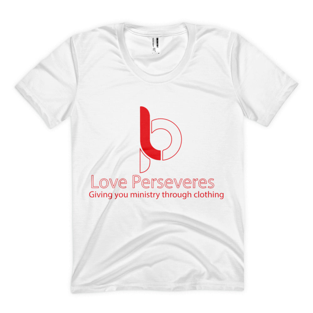 Love Perseveres Women's sublimation t-shirt (Plus Size )